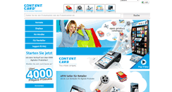 Desktop Screenshot of contentcard.com